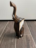 Handgemaakte houten olifant, Ophalen of Verzenden