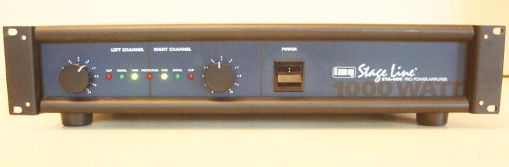 IMG Stage Line STA-600 Professional Amplifier For PA / 1000W, Musique & Instruments, Amplis | Clavier, Moniteur & Sono, Comme neuf