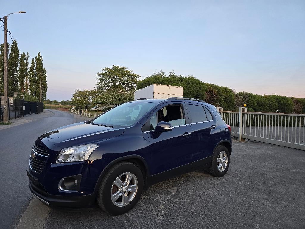 Chevrolet Trax 1.4i - 70 000 km - 10/2013 - 1ste eigenaar, 139 g/km, Zwart, Blauw, Leder en Stof