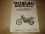 SUZUKI DR250SD Ancien Manuel d'Assemblage, Motos, Enlèvement ou Envoi, Suzuki