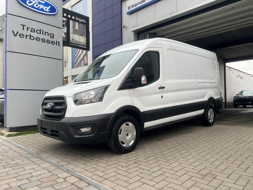 Ford Transit 2.0 TDCI / L3H2 / 165 PK / 27950 + BTW / 350L, Autos, Ford, Transit, ABS, Airbags, Air conditionné, Bluetooth, Ordinateur de bord