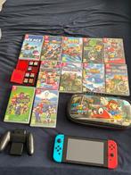 Nintendo complete set plus 11 speletjes, Comme neuf, Enlèvement, Switch Original, Avec jeux
