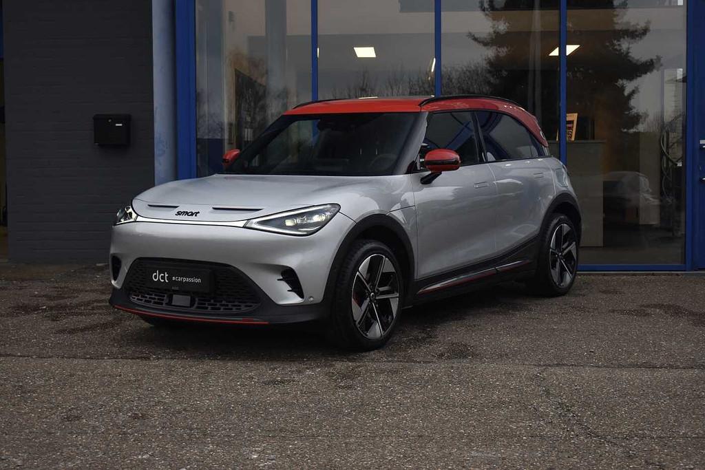 Smart Brabus #1 66 kWh Pano HUD ACC 360 (bj 2024), Auto's, 5 zetels, 5 deurs, Zilver of Grijs, Te koop