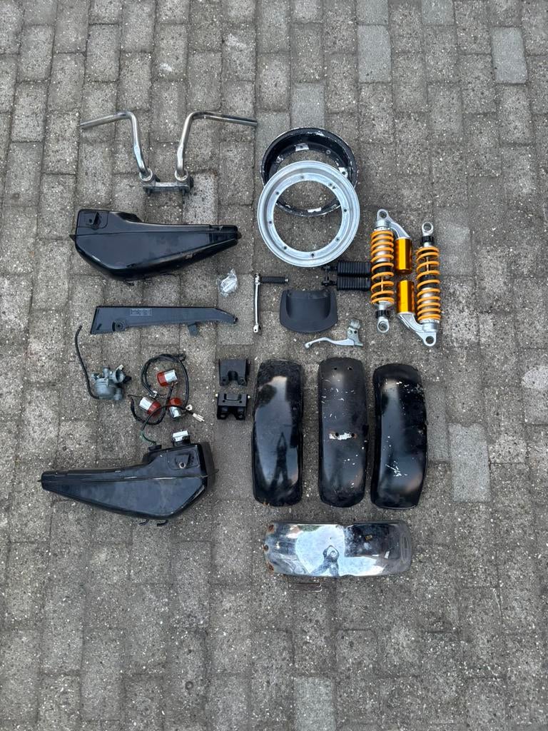 Dax onderdelen, Ophalen, Gebruikt, Frame