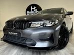 BMW 318 dA/ LOOK M PERFORMANCE/ SHADOW LINE/ CUIR/ LED, Autos, Argent ou Gris, Achat, Entreprise, Noir