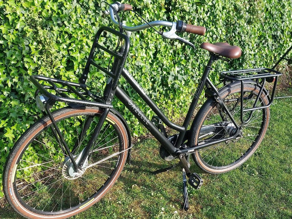 Damesfiets Gazelle Heavy Duty, Fietsen en Brommers, Fietsen | Dames | Damesfietsen, Gebruikt, Gazelle, Versnellingen, 56 cm of meer