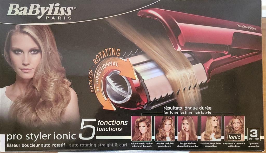 BaByliss - Zelfroterende stijltang, pro styler, Handtassen en Accessoires, Uiterlijk | Haarverzorging, Ophalen of Verzenden