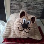 Joli coussin pour chat fait main 45 x 45 cm, Enlèvement ou Envoi, Neuf, Beige, Carré