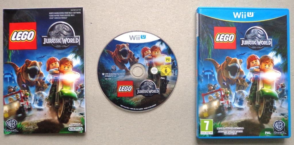 LEGO Jurassic World voor de Nintendo Wii-U, Consoles de jeu & Jeux vidéo, Jeux | Nintendo Wii U, Comme neuf, Enlèvement ou Envoi