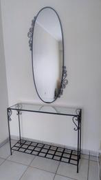 Spiegel en glazen hallkast, Huis en Inrichting, Ophalen