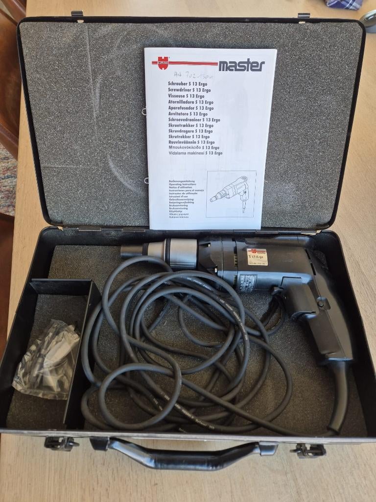 Würth elektrische schroevendraaier  S 13 Ergo, Ophalen, Zo goed als nieuw, Minder dan 400 watt, Boor- en Schroefmachine