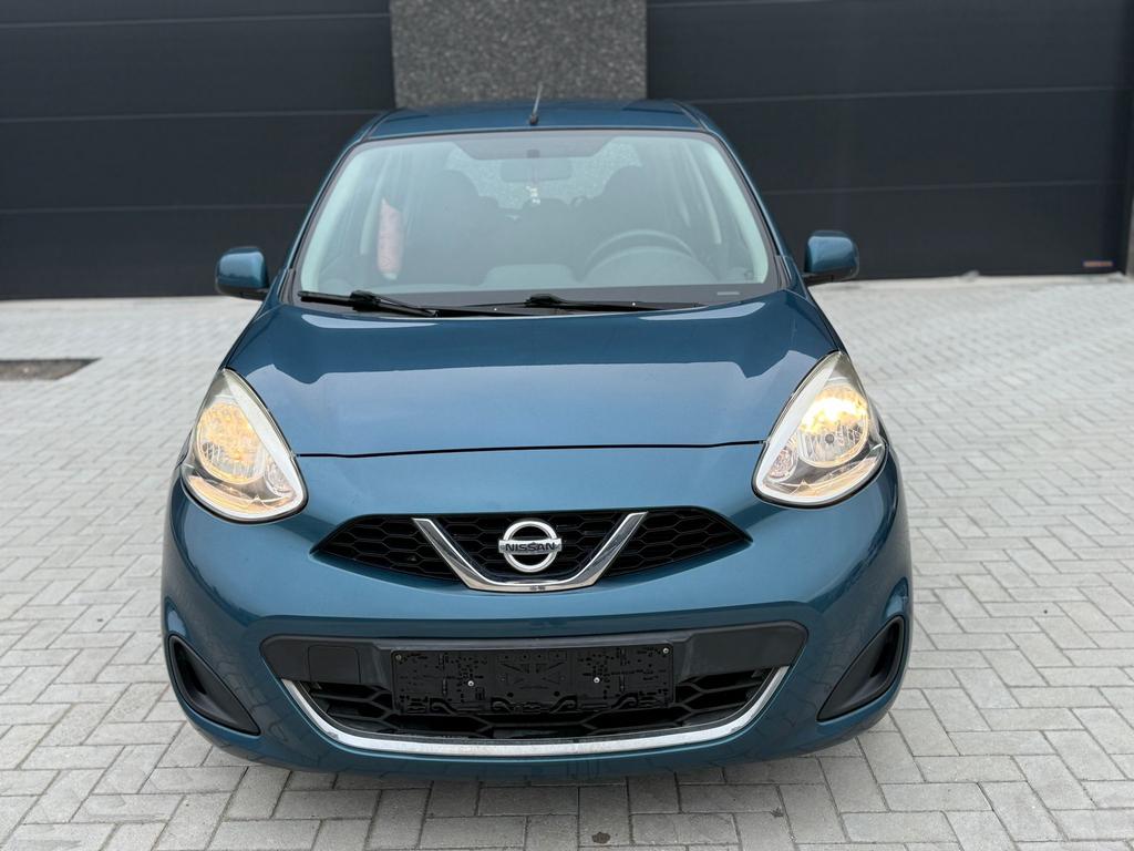 Nissan Micra - 1.2 benzine - 99500km - Automaat, Auto's, Automaat, Euro 5, Stof, Zwart