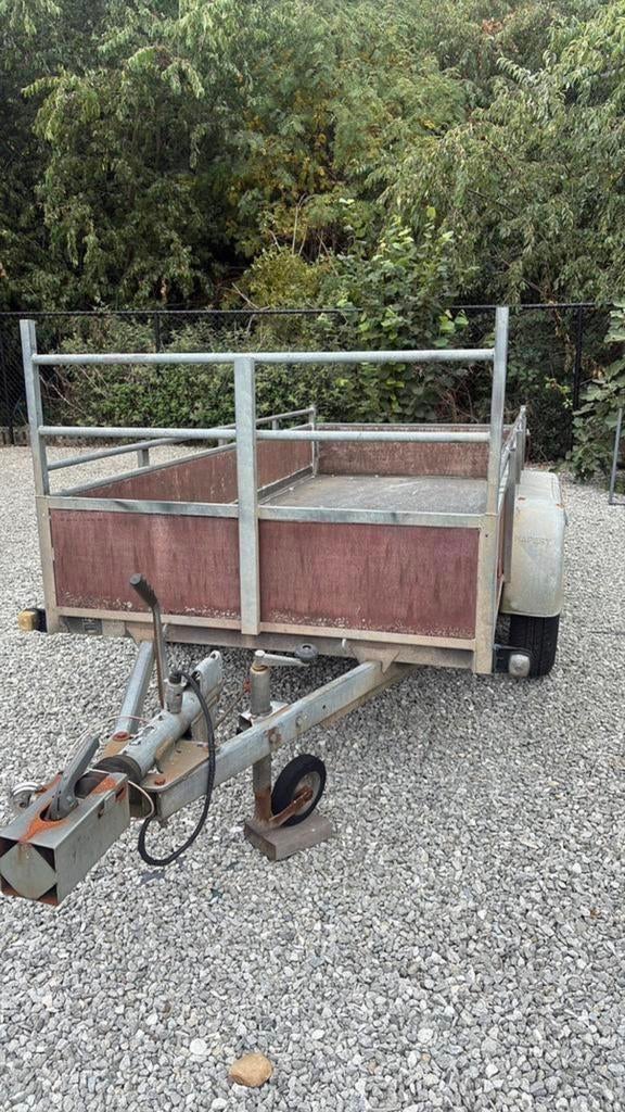 Aanhangwagen dubbelasser, Auto diversen, Aanhangers en Bagagewagens, Ophalen, Zo goed als nieuw