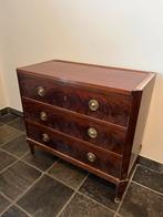 Antieke kast zonder tablet, Gebruikt, 50 tot 100 cm, 3 of 4 laden, Minder dan 100 cm