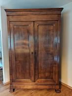 Armoire Louis Philippe en chêne belge du XIXe siècle., Antiquités & Art, Enlèvement