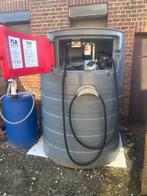 Mazoutton met pomp, Ophalen