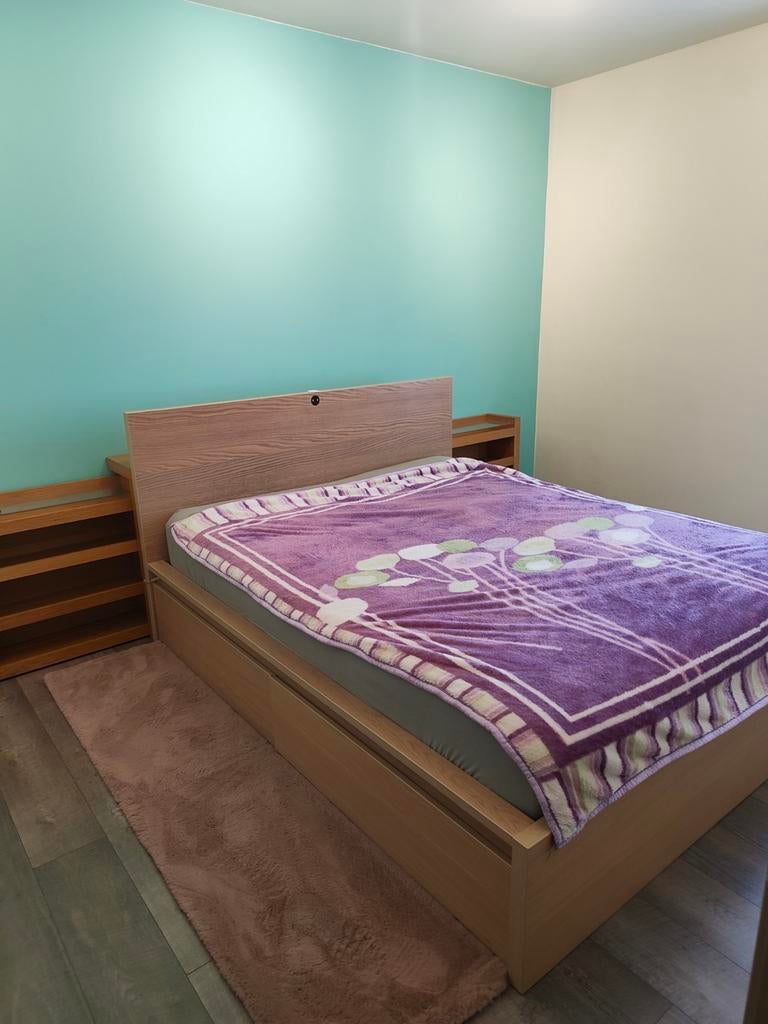 Bed, matrassen, achterbouw, Maison & Meubles, Chambre à coucher | Chambres à coucher complètes, Enlèvement