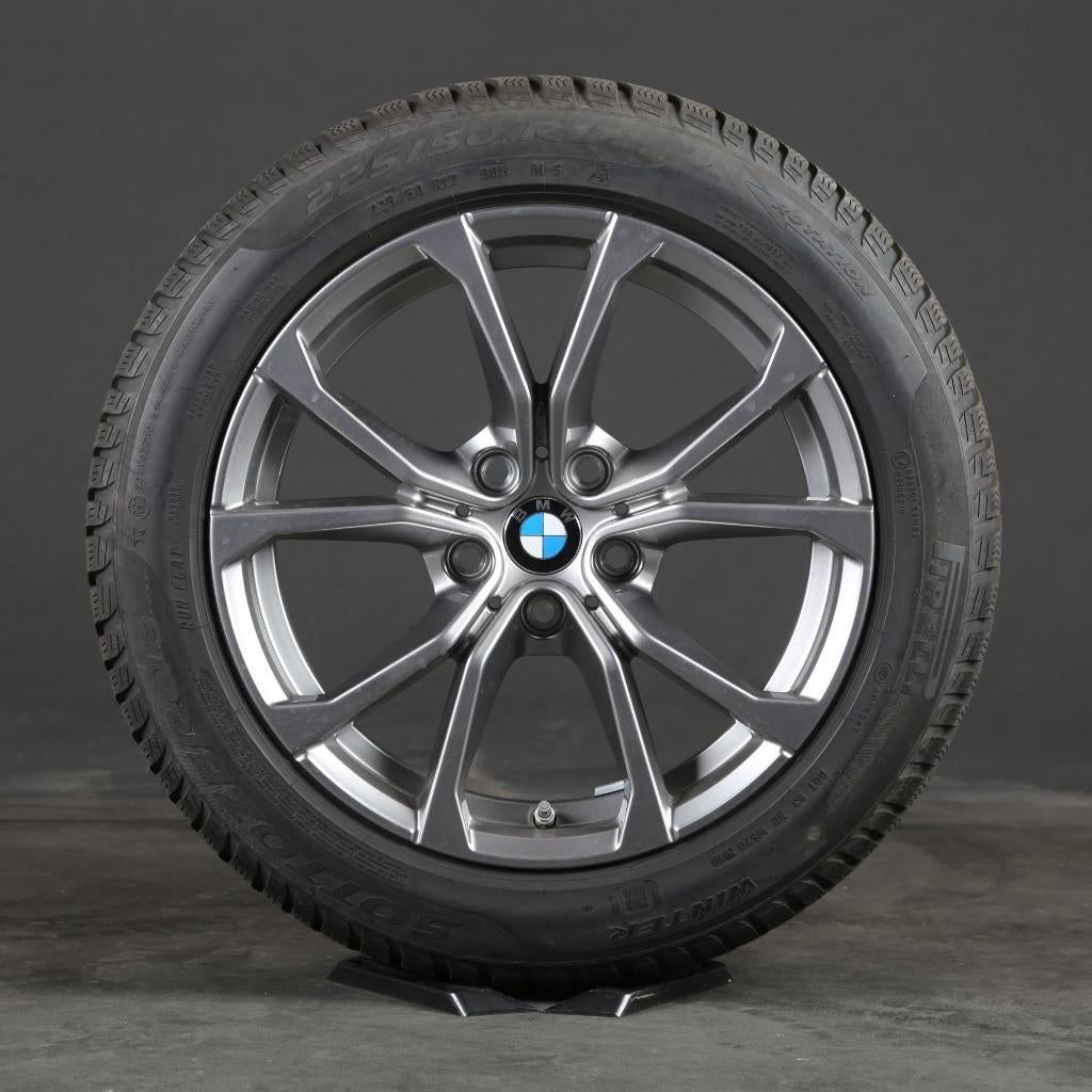 BMW Velgen met Winterbanden, Auto-onderdelen, Ophalen, Gebruikt, Velg(en), 17 inch