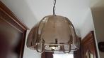Luster met 3 kaarslampen, Huis en Inrichting, Ophalen, Gebruikt, Glas
