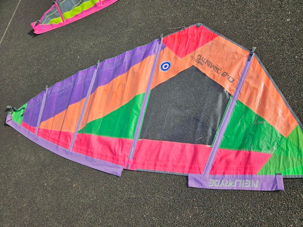 Voile Neil Pride 5m² Raf cam dynamic, Watersport en Boten, Zo goed als nieuw, Zeil, Met draagtas, 5 tot 7 m²