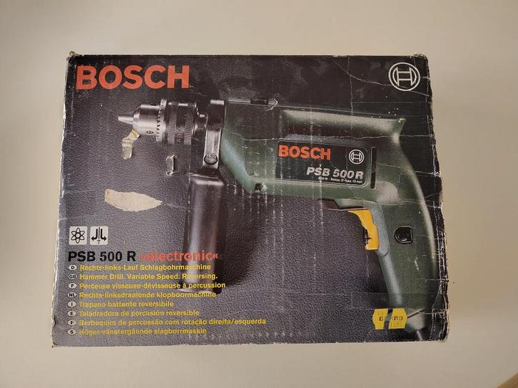 Bosch PSB 500 R Klopboormachine (1997), Bricolage & Construction, Outillage | Foreuses, Comme neuf, Perceuse, 400 à 600 watts