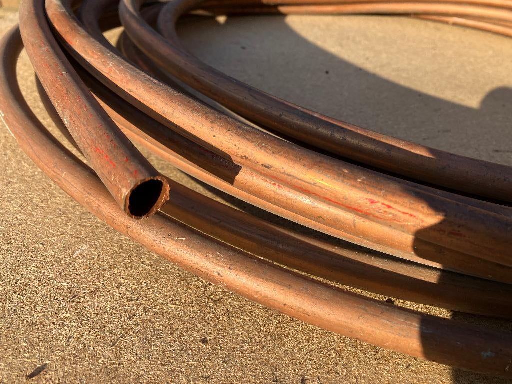 18 METER ROOD KOPER LEIDING 15 MM, Ophalen, Nieuw, 6 meter of meer, Minder dan 20 mm