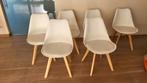 stoelen, Comme neuf, Cinq, Six Chaises ou plus, Blanc, Enlèvement