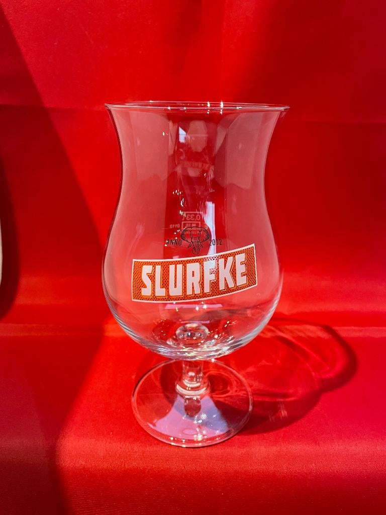 bierglas Slurfke Van Honsebroucke, Ophalen of Verzenden, Gebruikt, Bierglas