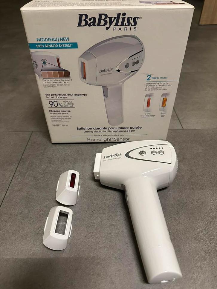 Babyliss Homelight Sensor G960E epilator met pulserend licht, Elektronische apparatuur, Persoonlijke Verzorgingsapparatuur, Zo goed als nieuw