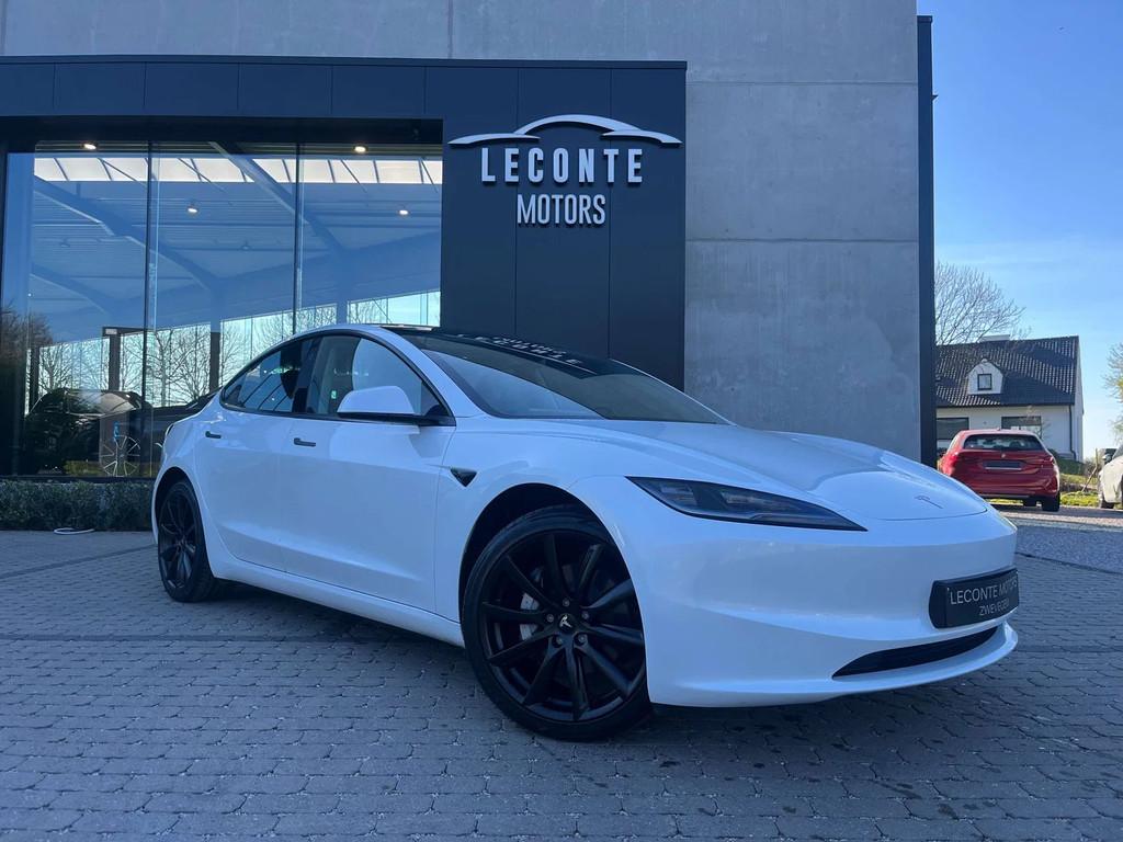 Tesla Model 3 Facelift RWD 60kWh Panodak/AutoPilot/360CAM/.., Autos, Tesla, Cuir, Achat, 208 kW, Berline