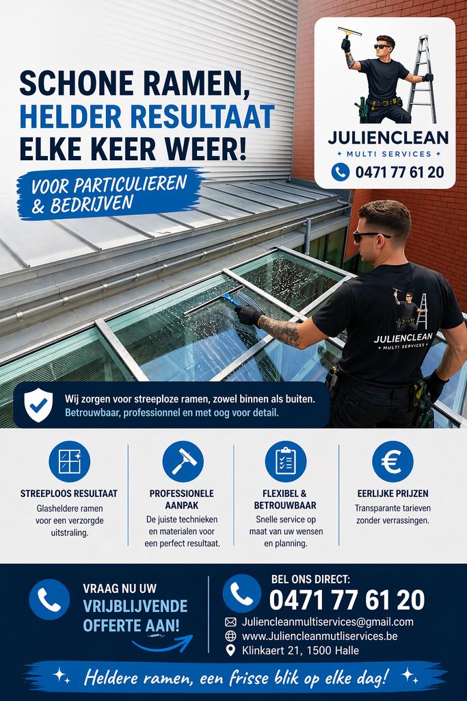 Professionele Ruitenreiniging belgië, Services & Professionnels, Entrepreneurs