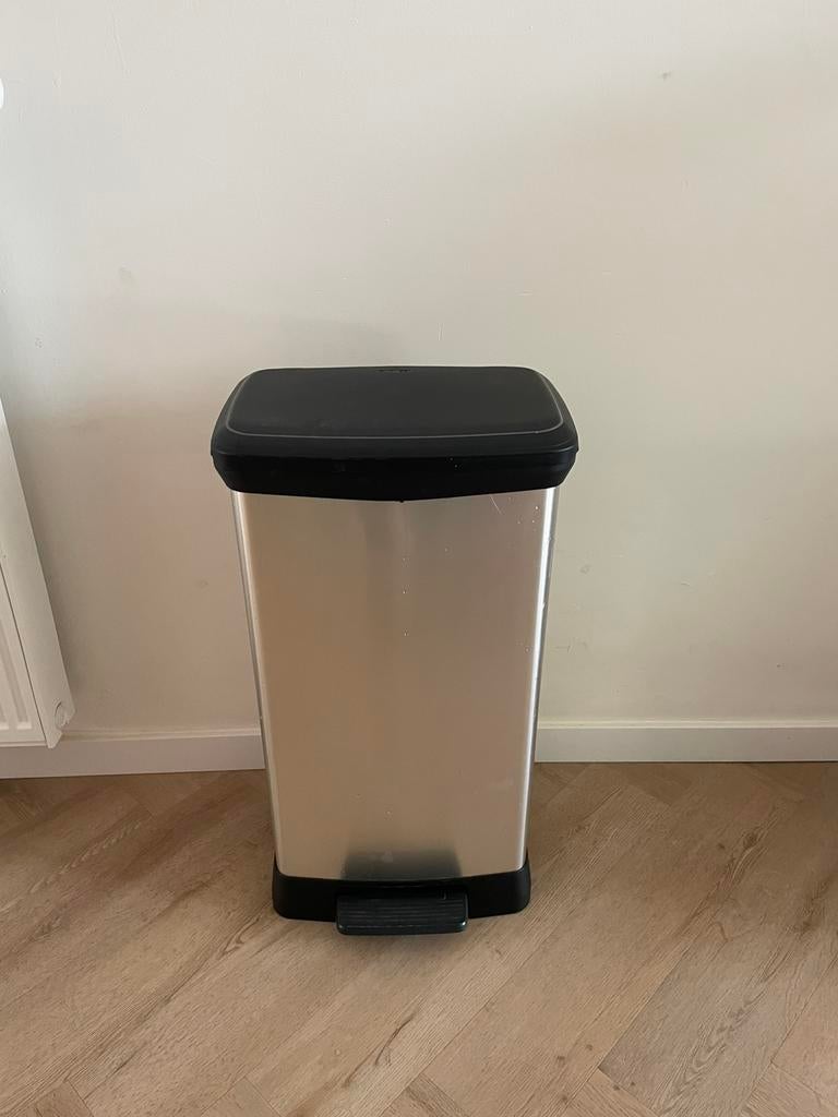 Curver Decobin vuilnisbak rechthoekig, Ophalen, Zo goed als nieuw, Kunststof