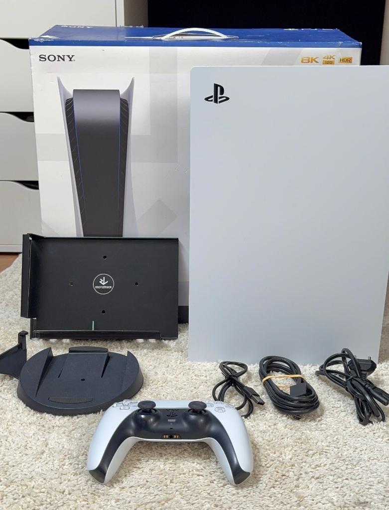 Console Sony PlayStation 5 + support mural, Enlèvement ou Envoi, Utilisé, Playstation 5