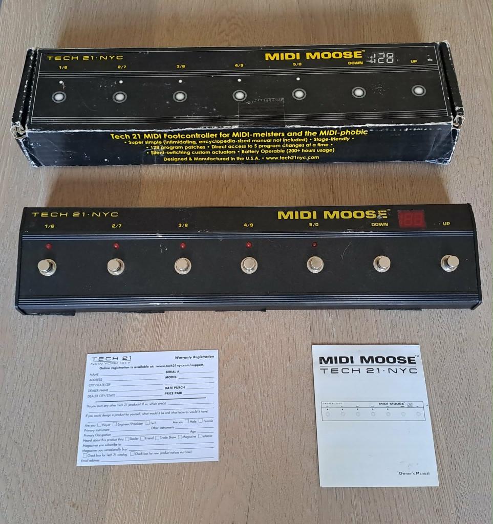 TECH21 MIDI Moose, Ophalen, Gebruikt