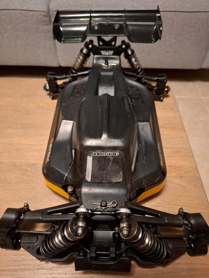 Xray XB8e 2022, Hobby en Vrije tijd, Modelauto's | Overige schalen, Gebruikt, Auto, Ophalen of Verzenden