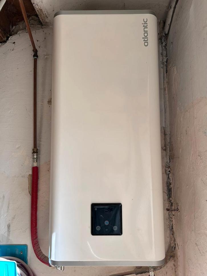 Chauffe eau atlantic electrique connecté, Doe-het-zelf en Bouw, Chauffageketels en Boilers, Zo goed als nieuw, Geiser, Aardgas
