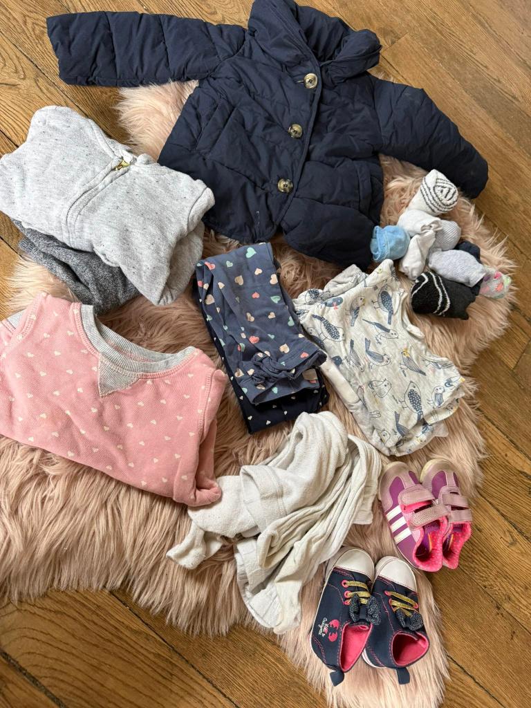 Lot vêtements 9-12 mois, Enlèvement ou Envoi, Utilisé, Fille, Manteau