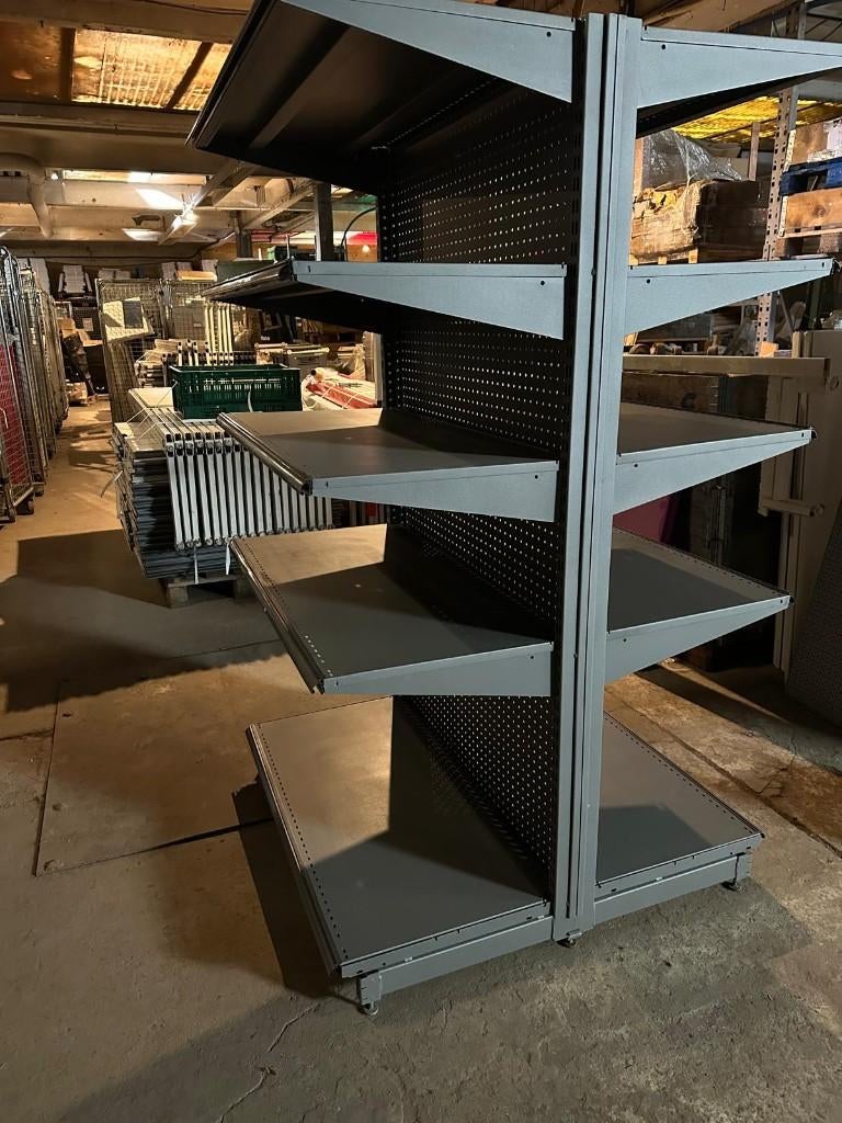 étagères couleur foncée, simple et double, Articles professionnels, Aménagement de Bureau & Magasin | Entrepôt, Rayonnage & Stockage