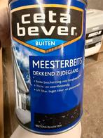 Cetabever dekkende beits Bretons Blauw 1,25liter, Ophalen of Verzenden, Nieuw, Materiaal
