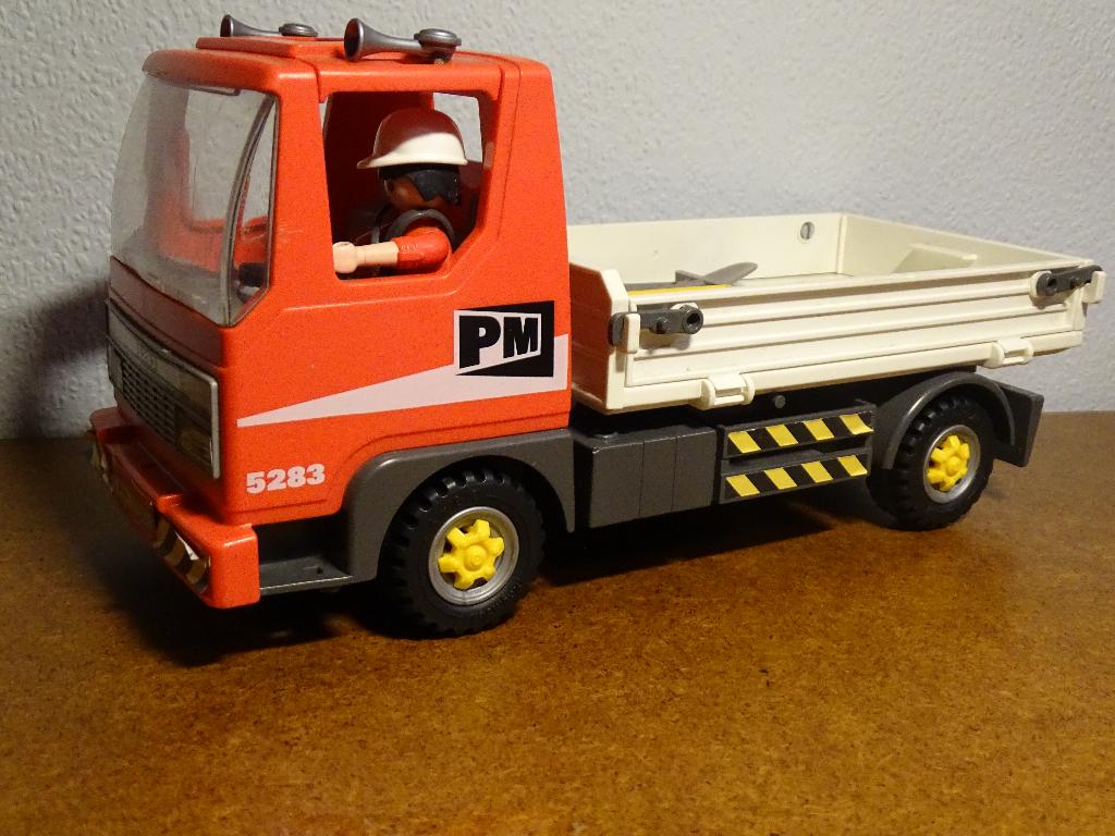Playmobil vrachtwagen met kipbak, Ophalen of Verzenden, Gebruikt