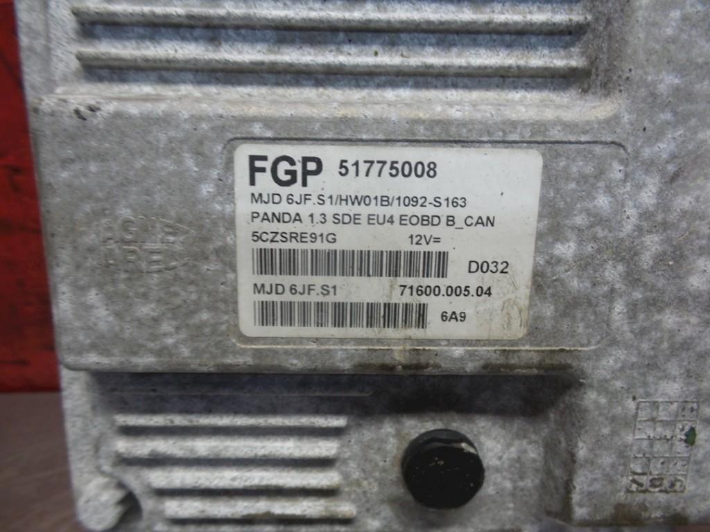 CALCULATEUR MOTEUR ECU Fiat Panda (169) (51775008), Utilisé, Fiat