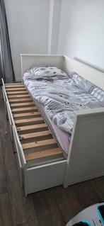 Uitrekbaar bed ikea, Huis en Inrichting, Slaapkamer | Bedden, Ophalen, 90 cm, Eenpersoons, Wit