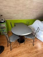 Tafel met 4 stoelen, Huis en Inrichting, Tafels | Eettafels, Ophalen, Zo goed als nieuw, Vier personen