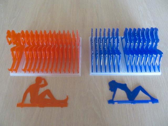 CD-rekjes "Adam & Eva", Huis en Inrichting, Woonaccessoires | Cd- en Dvd-rekken, Zo goed als nieuw, Cd's, Ophalen of Verzenden