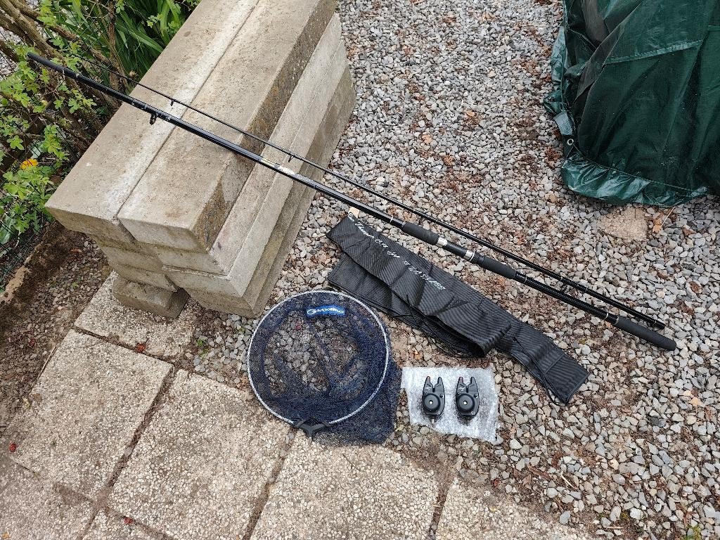 Lot matériel de pêche carpe Fox/Shakespeare/Garbolino, Enlèvement