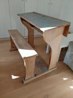 Oude schoolbank, Antiek en Kunst, Antiek | Meubels | Stoelen en Sofa's, Ophalen