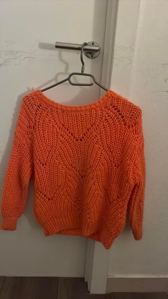 Gehaakt trui, Ophalen of Verzenden, Zo goed als nieuw, Lange mouw, Roze