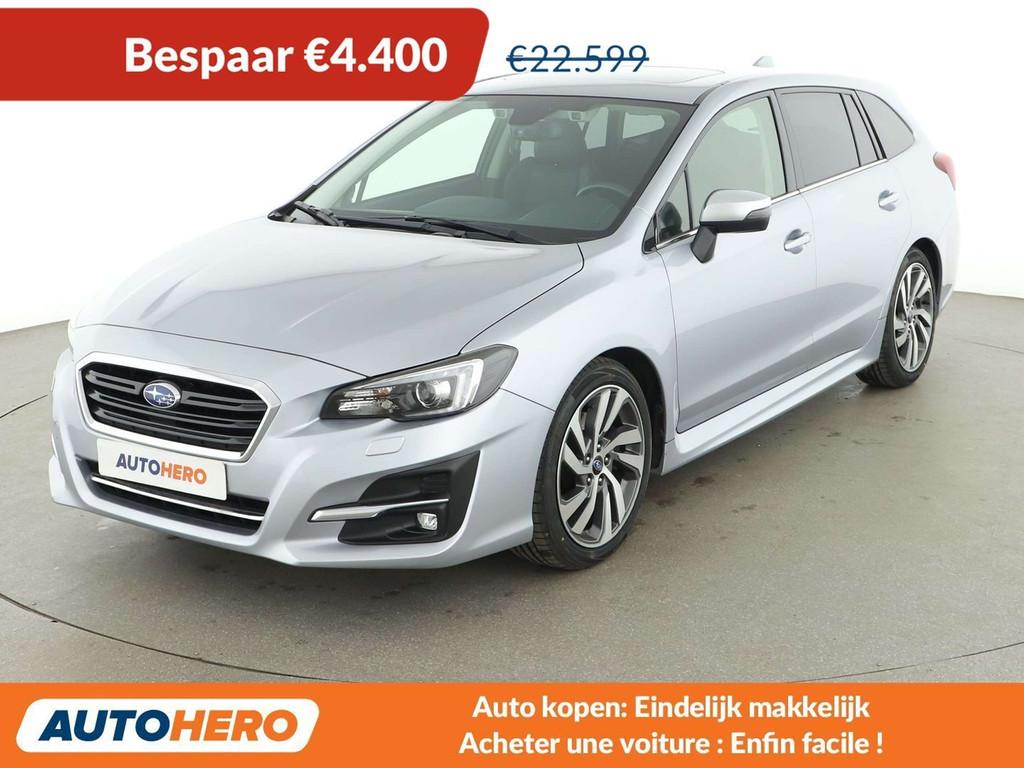 Subaru Levorg 2.0 Exclusive 4x4 (automatique), Autos, Subaru, Cuir, Argent ou Gris, Achat, Noir