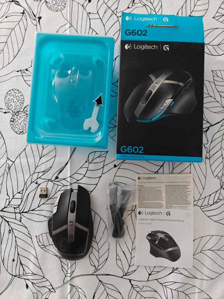 Logitech G602 Souris Gaming, Informatique & Logiciels, Souris, Utilisé, Souris, Sans fil, Souris de gaming, Enlèvement ou Envoi