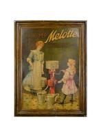 Grande enseigne publicitaire ancienne Mélotte, Enlèvement ou Envoi, Utilisé, Panneau publicitaire